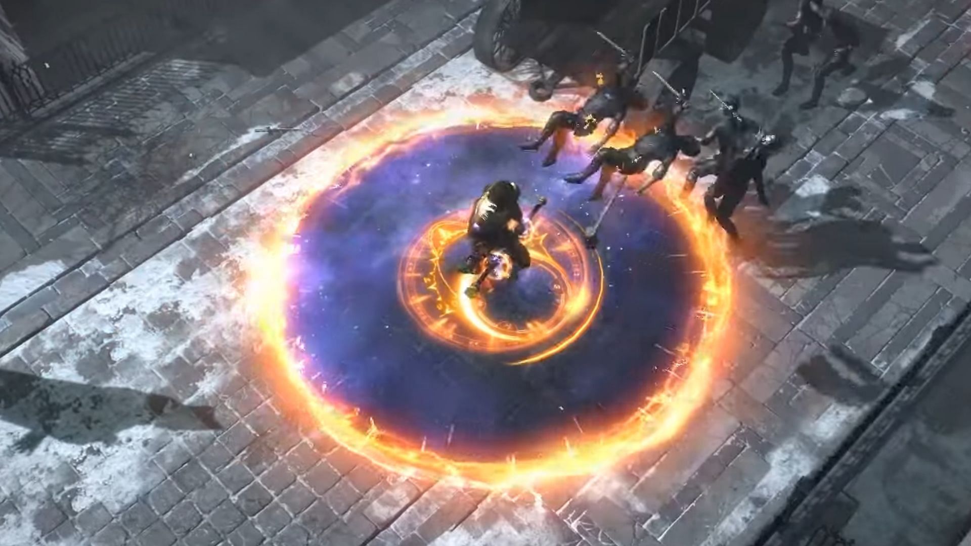 Righteous Fire might be the easiest build in Path of Exile (Image via Grinding Gear Games)
